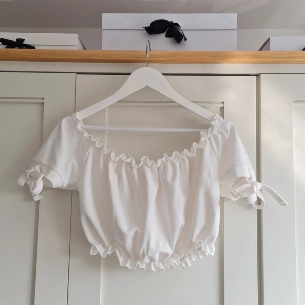Off-White Crop Top